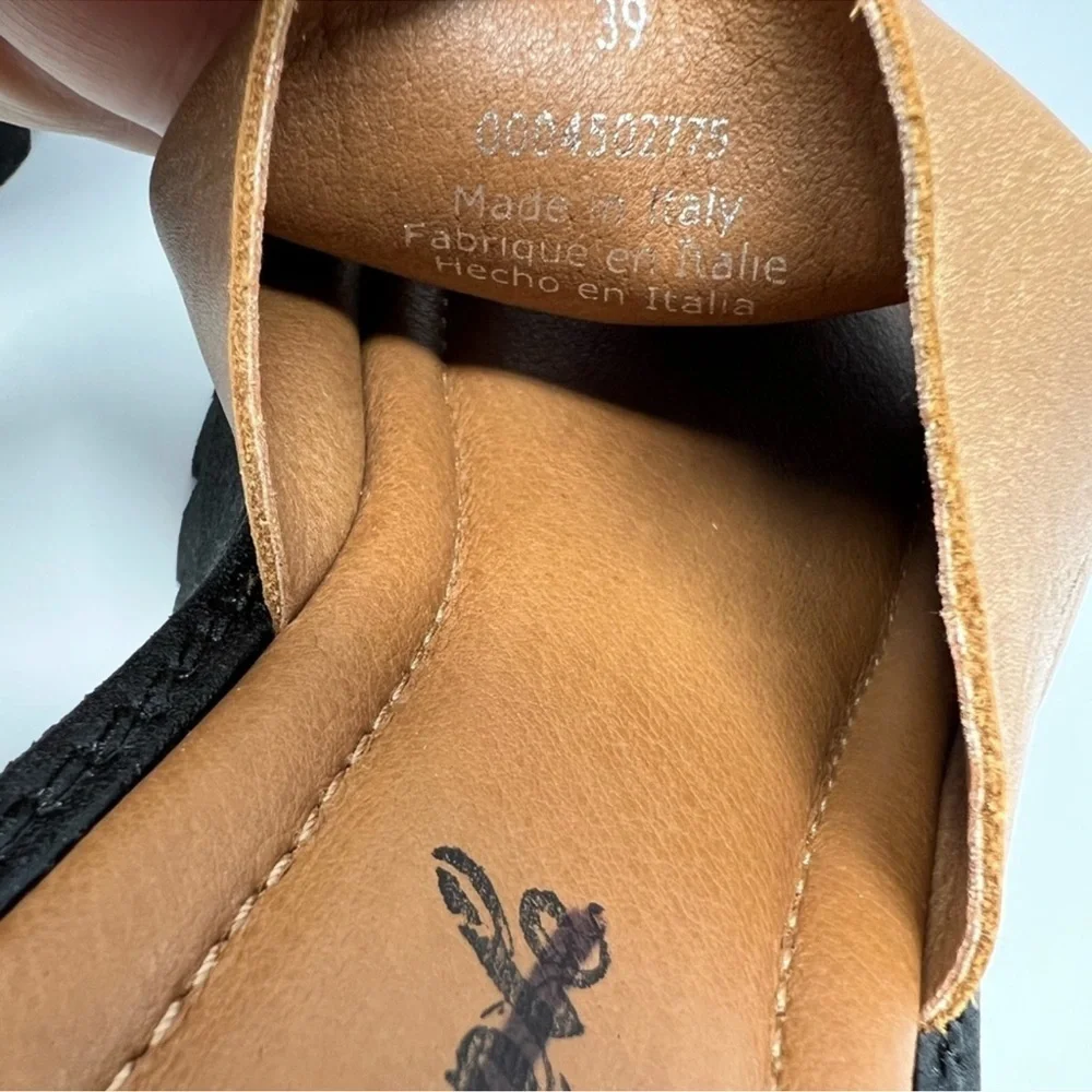 Free People Winona Leather Platform Slide. Size 39 / US Size 9. NWOT